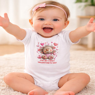 Body Para Bebé Traje de osito de peluche para el primer día de Sa