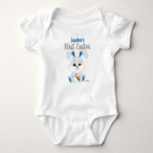 Body Para Bebé Traje de Pascua con conejito lindo para bebé