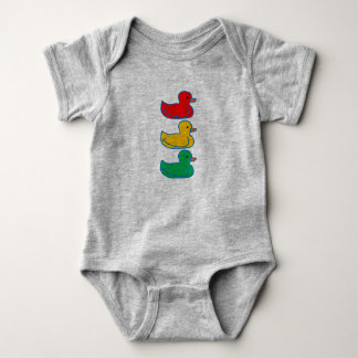 Body Para Bebé Traje de pato de caucho para el semáforo