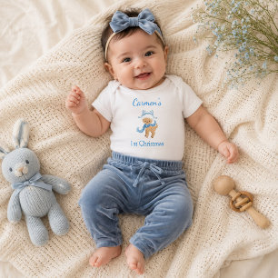 Body Para Bebé Traje de reno adorable para bebé en su primera Nav