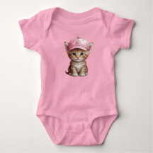 Traje De Una Pieza Rosa Para Una Niña Bebé