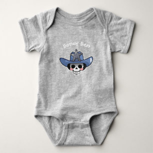 Body Para Bebé Traje de vaquero esqueleto para Halloween, Bodysui