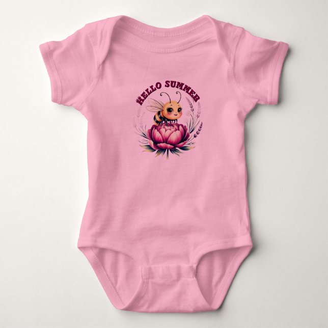 Body Para Bebé Traje de verano para bebé (Anverso)