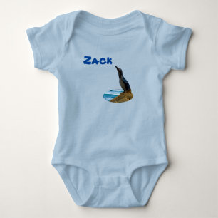 Body Para Bebé Traje de Zack con pingüino, Bodysuit de bebé