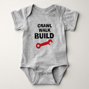Body Para Bebé Traje divertido para bebé niño para gatear caminar