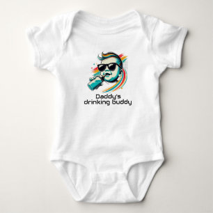 Body Para Bebé Traje entero de humor para bebé divertido compañer