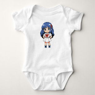 Body Para Bebé Traje entero de personaje Chibi Kawaii