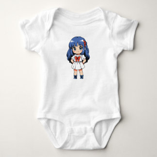 Body Para Bebé Traje entero de personaje Chibi Kawaii