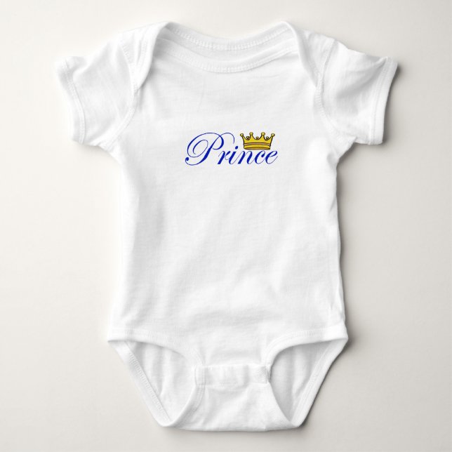 Body Para Bebé Traje entero de príncipe (Anverso)