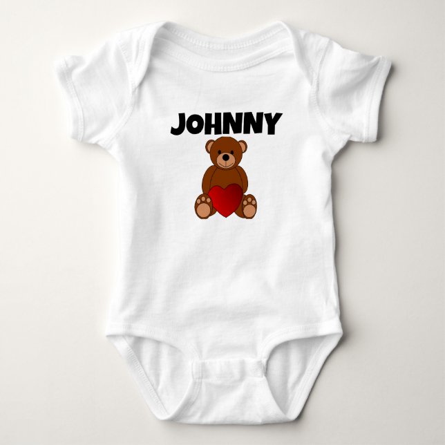 BODY PARA BEBÉ TRAJE ENTERO PERSONALIZADO PARA BEBÉ (Anverso)