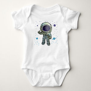 Body Para Bebé Traje Espacial De Astronauta Pulgar Arriba Hombre