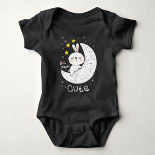 Body Para Bebé Traje mano lindo conejito Baby Bodysuit