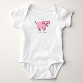 Body Para Bebé Traje para bebé cerdito