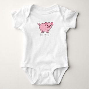 Body Para Bebé Traje para bebé cerdito