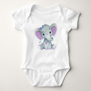 Body Para Bebé Traje para bebé de elefante lindo