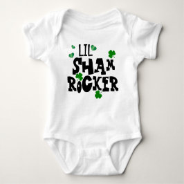 Body Para Bebé Traje para bebé de rockeros de Lil de St Patrick