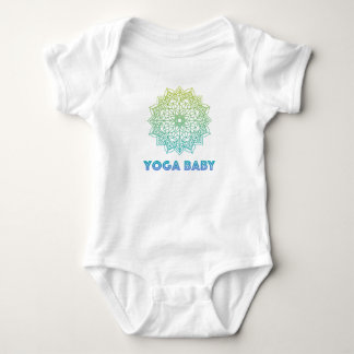 Body Para Bebé Traje para bebé de yoga con mandala verde
