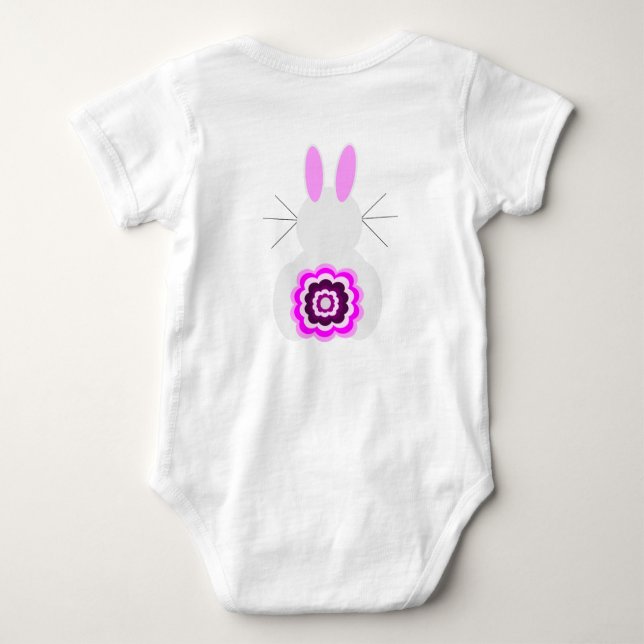 Body Para Bebé Traje para bebé, traje para conejo de pascua (Reverso)