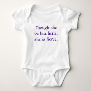Body Para Bebé Traje para bebés "Aunque sea pequeña"