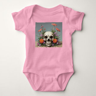 Body Para Bebé Traje para bebés - Chica - Calavera de renacimient