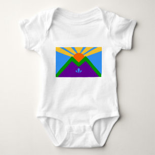 Body Para Bebé Traje para bebés con bandera de Manitou Springs