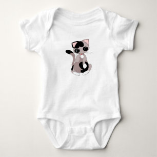 Body Para Bebé Traje para bebés con gatito lindo