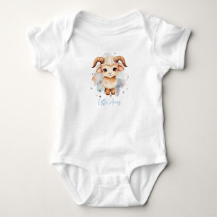 Body Para Bebé Traje para bebés con Rótulo Aries Zodiac