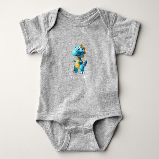 Body Para Bebé Traje para bebés de dinosaurios (Anverso)