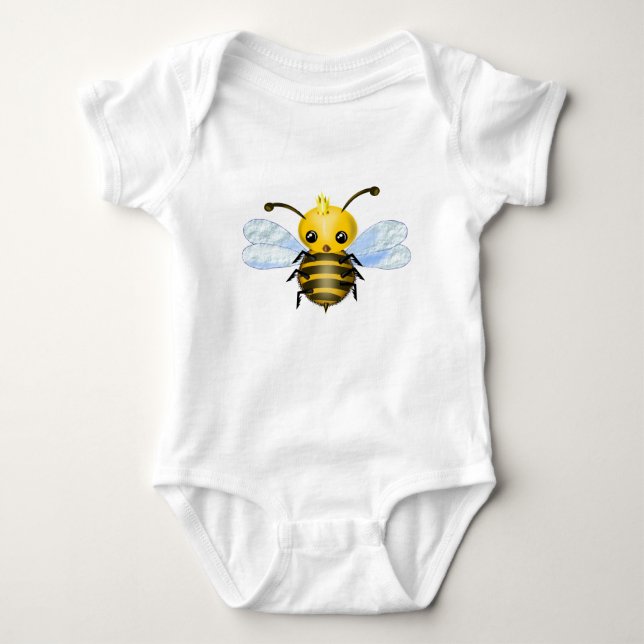 Body Para Bebé Traje para bebés de la Reina Pequeña Abeja - Pintu (Anverso)