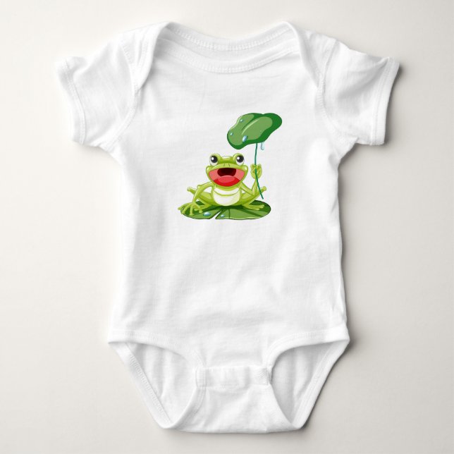 Body Para Bebé Traje para bebés de rana infantil (Anverso)