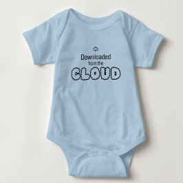 Body Para Bebé Traje para bebés "Descargado de la Nube"