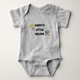 Body Para Bebé Traje para bebés "El pequeño ayudante de papá"