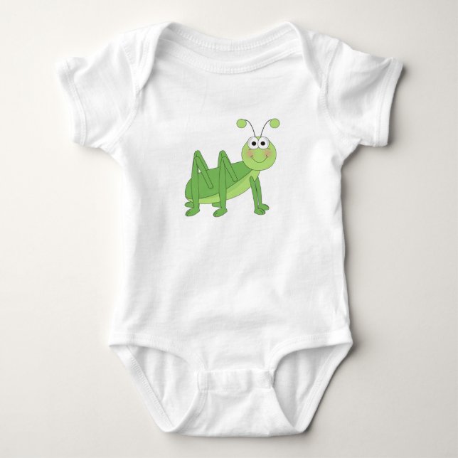 Body Para Bebé Traje para bebés/Grasshopper (Anverso)