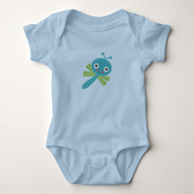 Body Para Bebé Traje para bebés/libélula (Anverso)