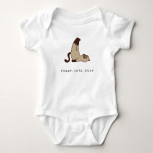 Body Para Bebé Traje para bebés lindo y tonto - Equipo adorable