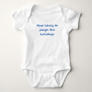 Body Para Bebé Traje para bebés para Navidades
