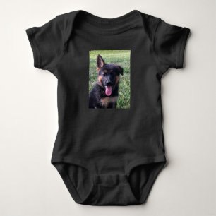 Body Para Bebé Traje para bebés, Personalizado Cute Dog foto Haze