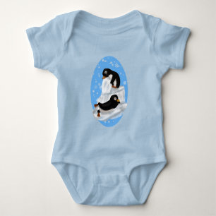 Body Para Bebé Traje para bodyino de Baby Penguin