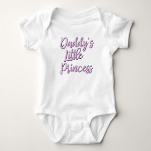 Body Para Bebé Traje para el bebé de la princesa de papá