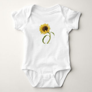 Body Para Bebé Traje para el cuerpo del girasol infantil