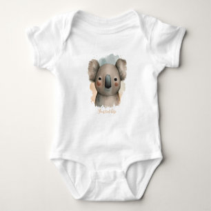 Body Para Bebé Traje para el cuerpo personalizado del bebé Koala