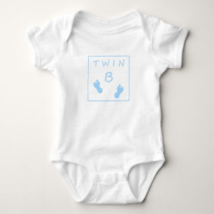 Body Para Bebé Traje para el cuerpo Twin B - Niño