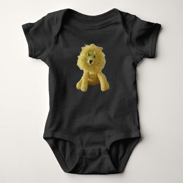 Body Para Bebé Traje para muñeca de león hecho a crochet (Anverso)