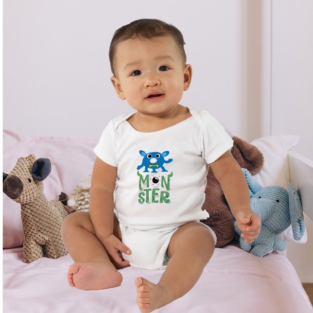 Body Para Bebé Traje para niños con monos (Subido por el creador)