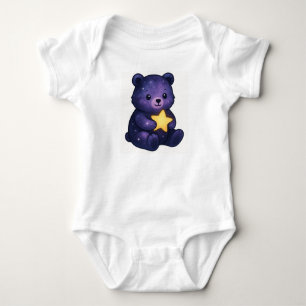Body Para Bebé Traje para niños con oso cósmico - Diseño Star Hug
