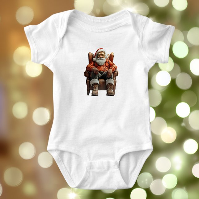 Body Para Bebé Traje para niños de Santa Baby (Subido por el creador)