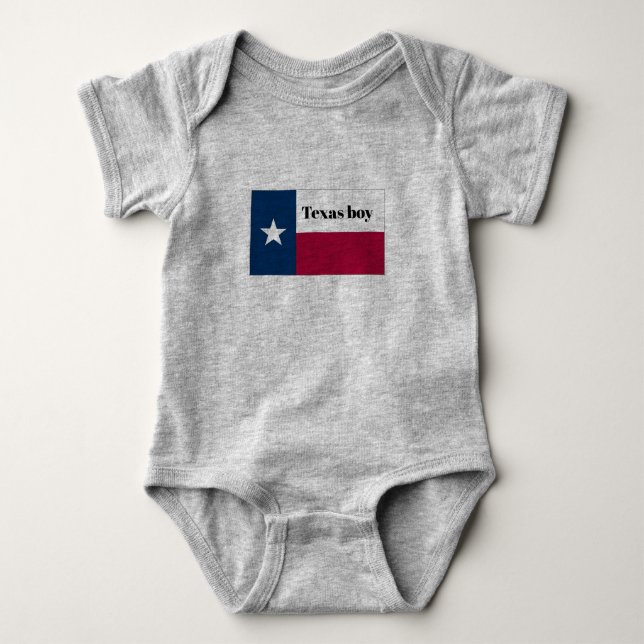 Body Para Bebé Traje para niños de Texas (Anverso)