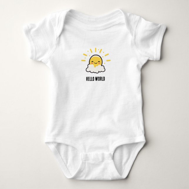 Body Para Bebé Traje para niños de todo el mundo (Anverso)