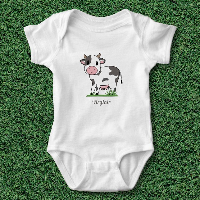 Body Para Bebé Traje para niños de vaca (Cute Cow Baby Bodysuit)