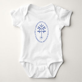 Body Para Bebé Traje para niños/niños pequeños o Tee, sello azul